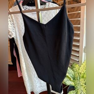 Free People Black Bodysuit